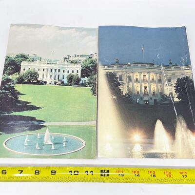 1960-70S THE WHITE HOUSE GUIDE BOOKS LOT