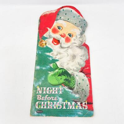 1958 WHITMAN â€œNIGHT BEFORE CHRISTMASâ€ LARGE CHRISTMAS PICTURE BOOK