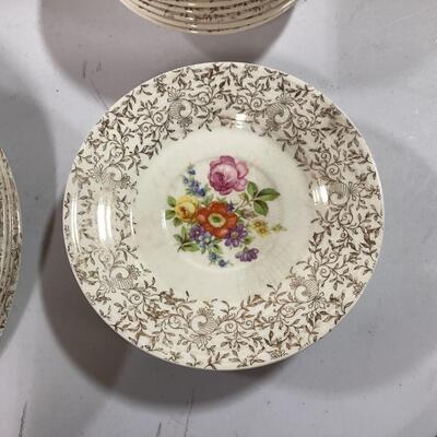 22 carat gold trimmed Triumph china set