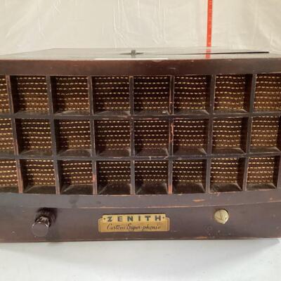 Zenith antique record player