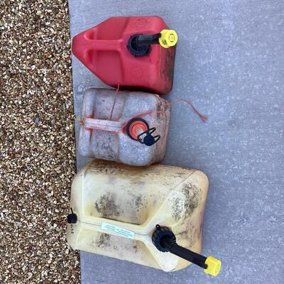 plastic gas containers