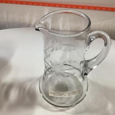 glass pitcher