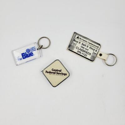 TOPEKA KEY CHAIN & MEASURING TAPE BUNDLE
