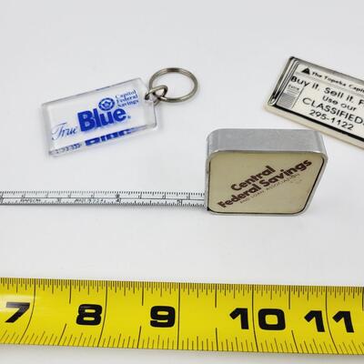 TOPEKA KEY CHAIN & MEASURING TAPE BUNDLE