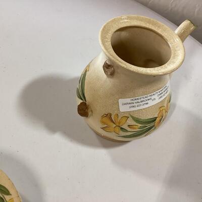antique pottery set