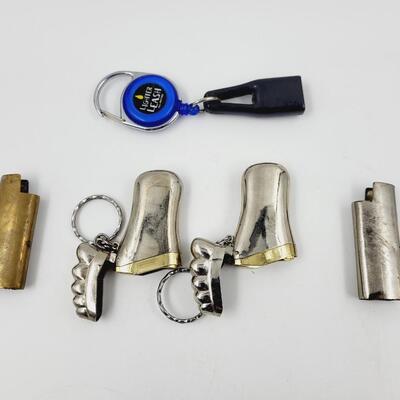 RANDOM LIGHTER HOLDER BUNDLE - METAL MOSTLY