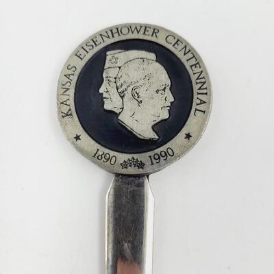 KANSAS EISENHOWER CENTENNIAL LETTER OPENER - METAL
