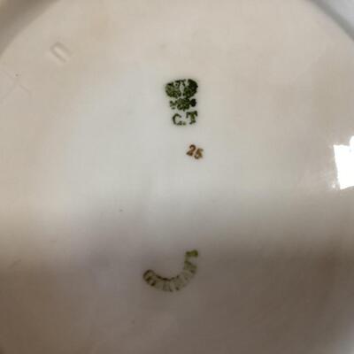 antique CT Altwasser Decorative floral plate