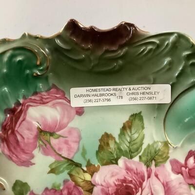 antique CT Altwasser Decorative floral plate