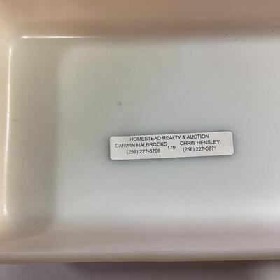 Fire King casserole dish