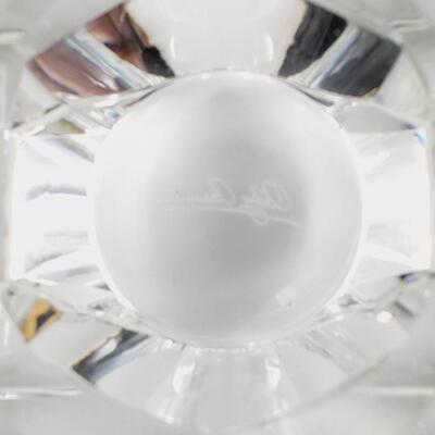 OLGA CASSINI CUT HALF ROUND CRYSTAL VOTIVE #2