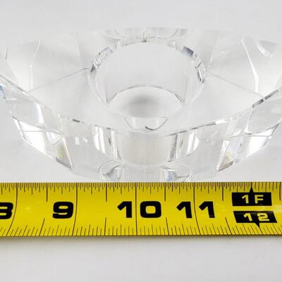 OLEG CASSINI BOAT CRYSTAL VOTIVE