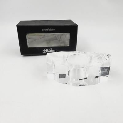OLEG CASSINI BOAT CRYSTAL VOTIVE