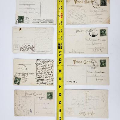 EARLY HOLIDAY POSTCARDS 8 PC #2