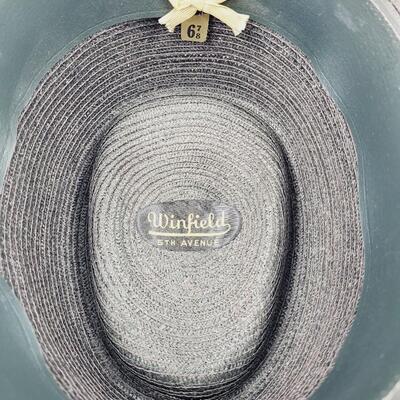VINTAGE WINFIELD SIZE 6.78 FEDORA HAT