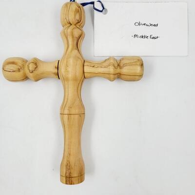 KANSAS ARTIST OLIVE CROSS - MIDDLE EAST WOOD