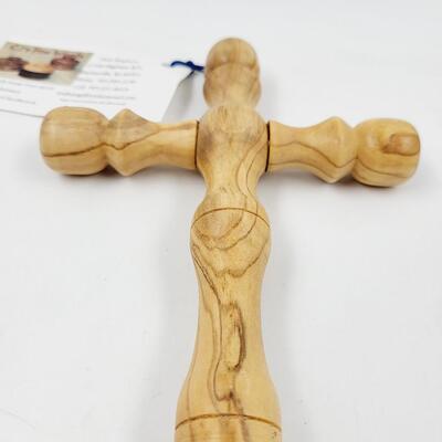 KANSAS ARTIST OLIVE CROSS - MIDDLE EAST WOOD