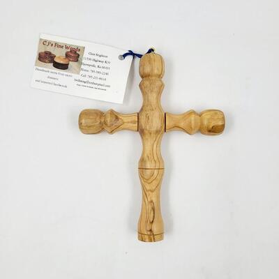 KANSAS ARTIST OLIVE CROSS - MIDDLE EAST WOOD