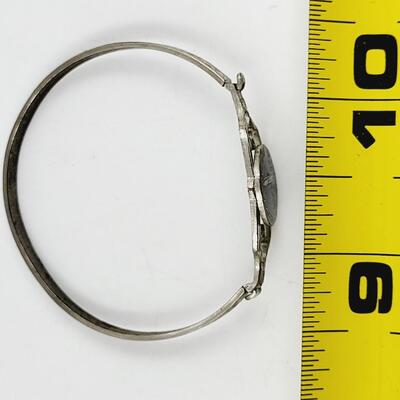 VINTAGE SILVER TONED WASHINGTON MONUMENT BRACELET