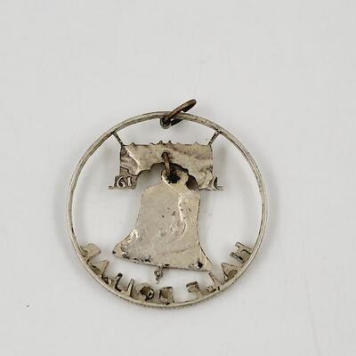 HALF DOLLAR DESIGNED PENDANT
