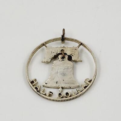 HALF DOLLAR DESIGNED PENDANT