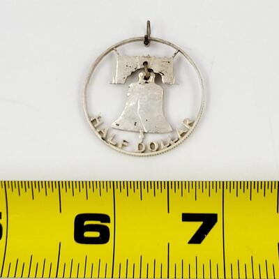 HALF DOLLAR DESIGNED PENDANT