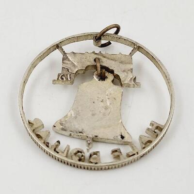 HALF DOLLAR DESIGNED PENDANT
