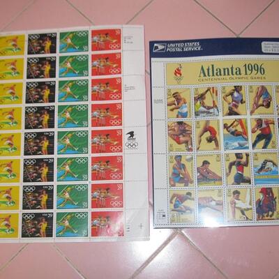 MS Collection US Postage Stamps for Olympic Games 1st Day Covers Proofcards