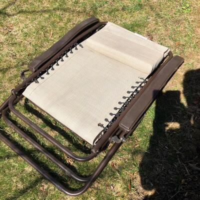 Two Outdoor Lounge Chairs (G-KM)