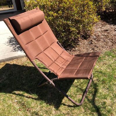 Two Outdoor Lounge Chairs (G-KM)