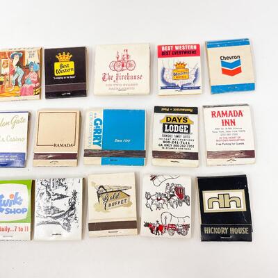 VINTAGE ASSORTED MATCHBOOKS #1
