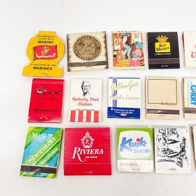 VINTAGE ASSORTED MATCHBOOKS #1