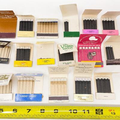VINTAGE ASSORTED MATCHBOOKS - NE KANSAS