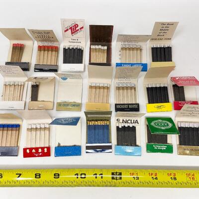 VINTAGE ASSORTED MATCHBOOKS - TOPEKA KANSAS