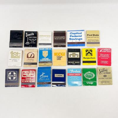 VINTAGE ASSORTED MATCHBOOKS - TOPEKA KANSAS