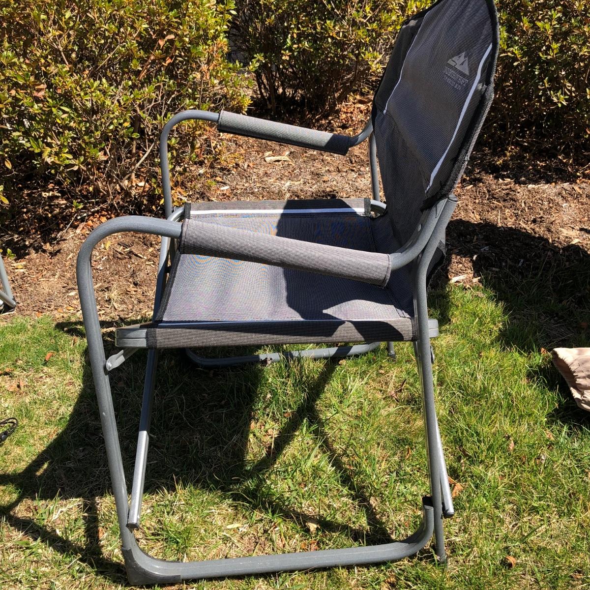 Northwest Territory Folding Lawn Chair w Side table More G KM EstateSales