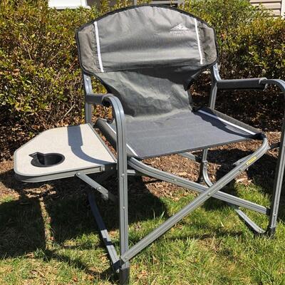Northwest Territory Folding Lawn Chair w Side table More G KM EstateSales