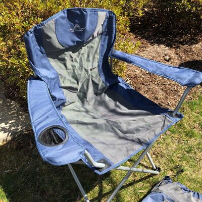 Northwest Territory Folding Lawn Chair w/Side table & More (G-KM)