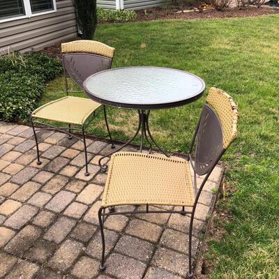 Metal Three Piece Patio Set (P-KM)