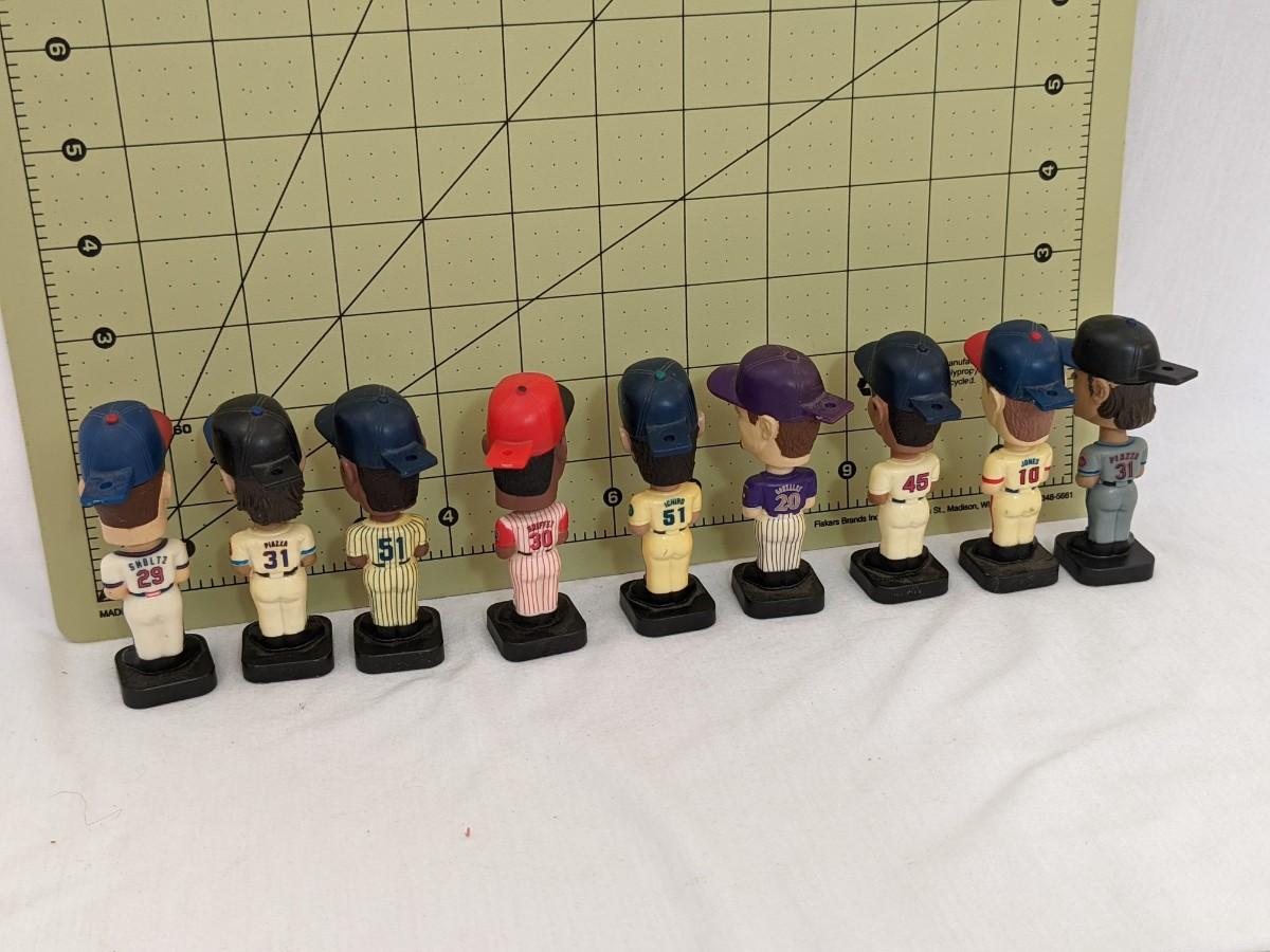9 MLB Mini Bobble Heads, Very NIce Condition
