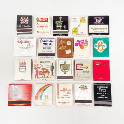 VINTAGE ASSORTED MATCHBOOKS - HOTELS