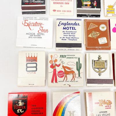 VINTAGE ASSORTED MATCHBOOKS - HOTELS