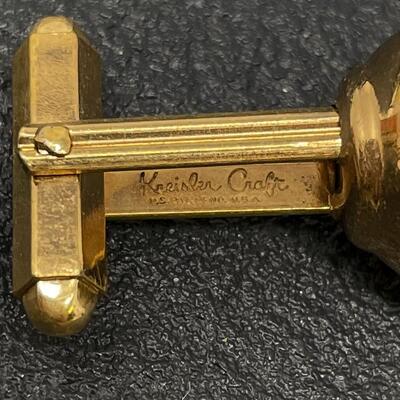 VINTAGE KREISLER CRAFT COLORFUL CUFF LINKS
