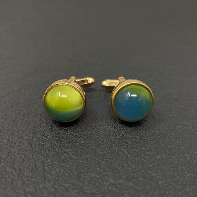 VINTAGE KREISLER CRAFT COLORFUL CUFF LINKS