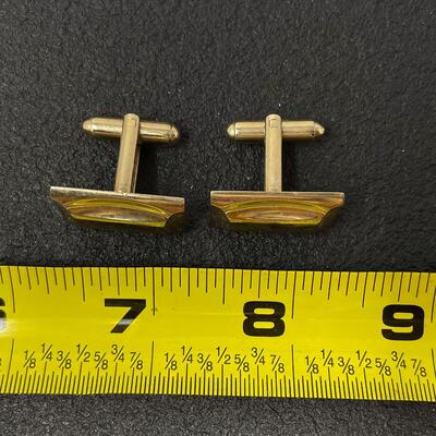 VINTAGE BEVELED CUFF LINKS