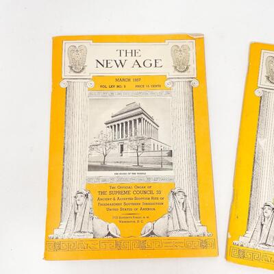 SCOTTISH KNIGHTS/FREEMASON BOOKLETS & PINS LOT