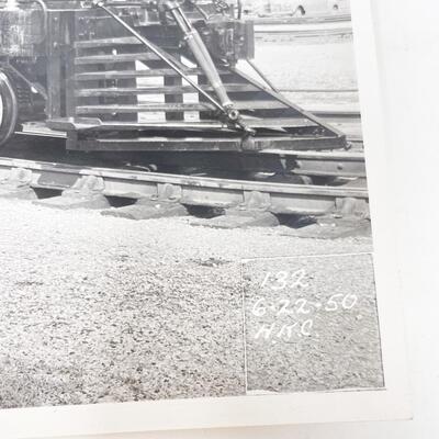 1950 PHOTOGRAPH OF CYRUS K. HOLLIDAY LOCOMOTIVE #1 - ATSF RAILWAY