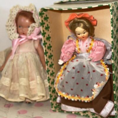 AA  GROUP OF SMALL VINTAGE DOLLS