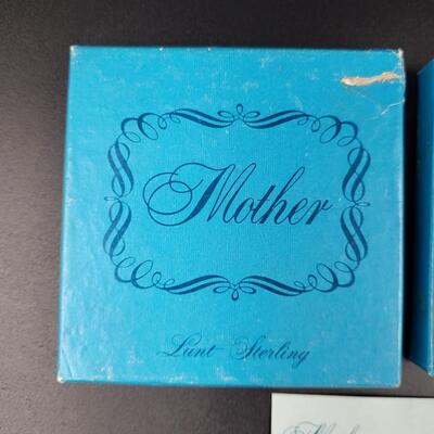 STERLING LUNT MOTHERS BROOCH