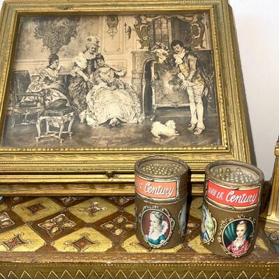 AA  VINTAGE GROUP OF WOODEN DECORATIVE BOXES
